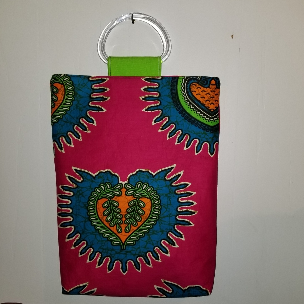 African Print Tote Bag